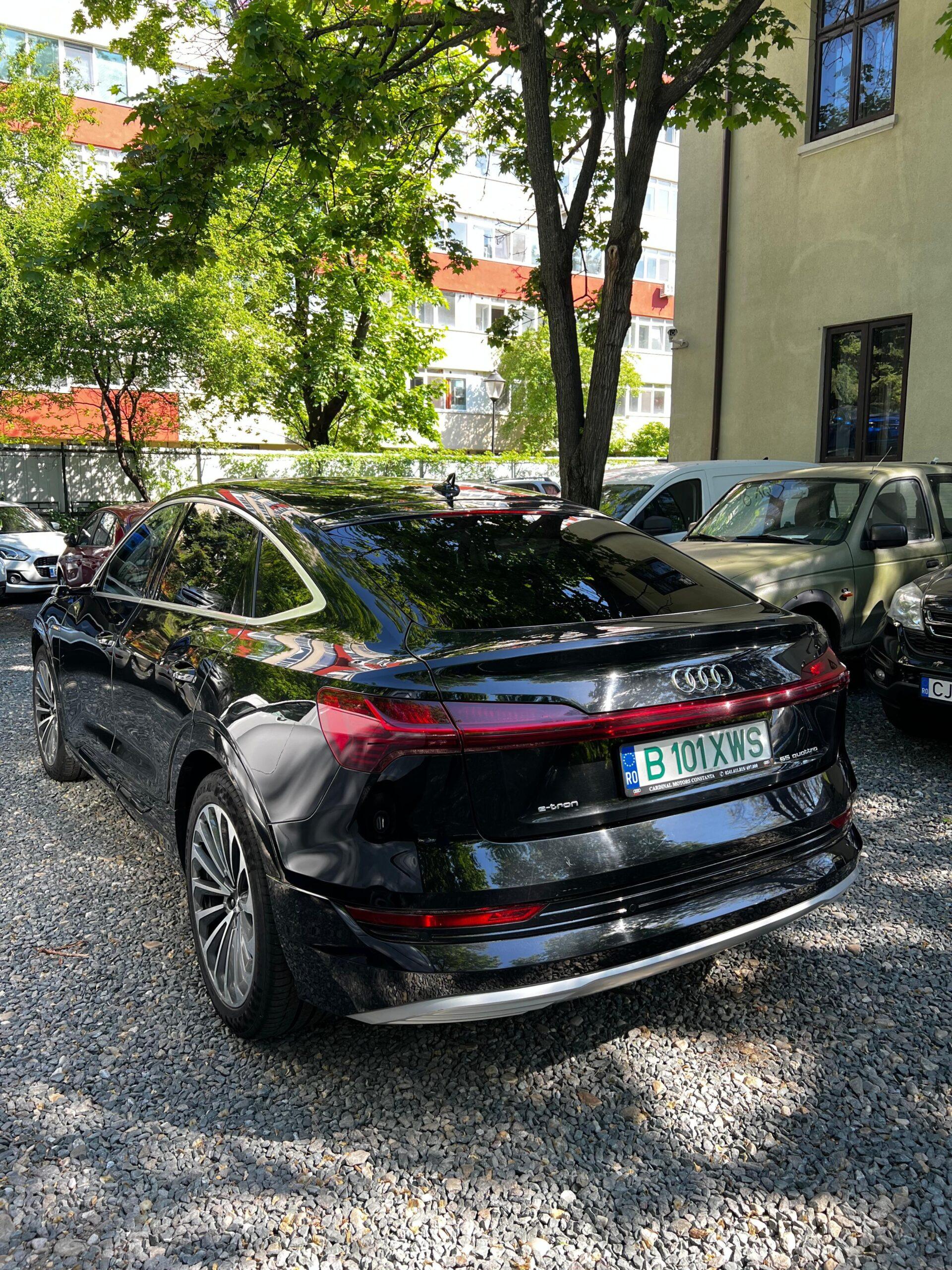 Audi E-tron 55 Sportback 2020, 36103 km detalii pe autoavariat-ro